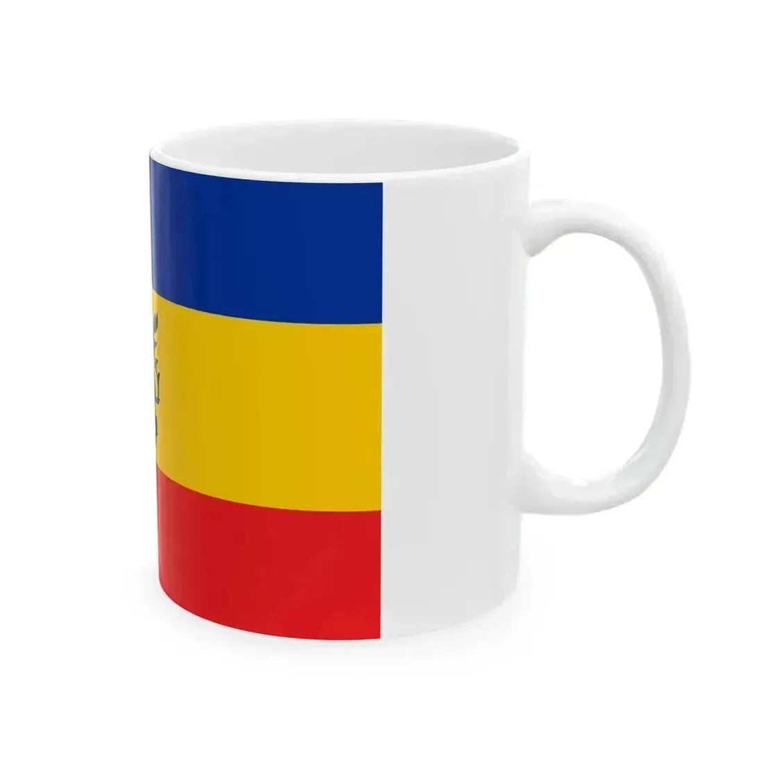 Bandera de Lo Prado (Chile) White Coffee Mug - Go Mug Yourself