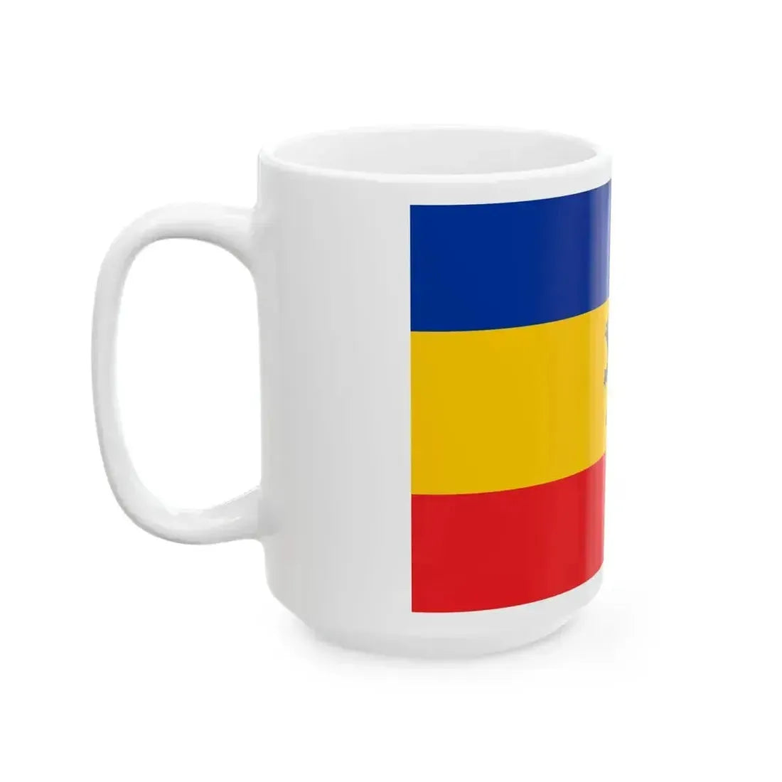 Bandera de Lo Prado (Chile) White Coffee Mug - Go Mug Yourself