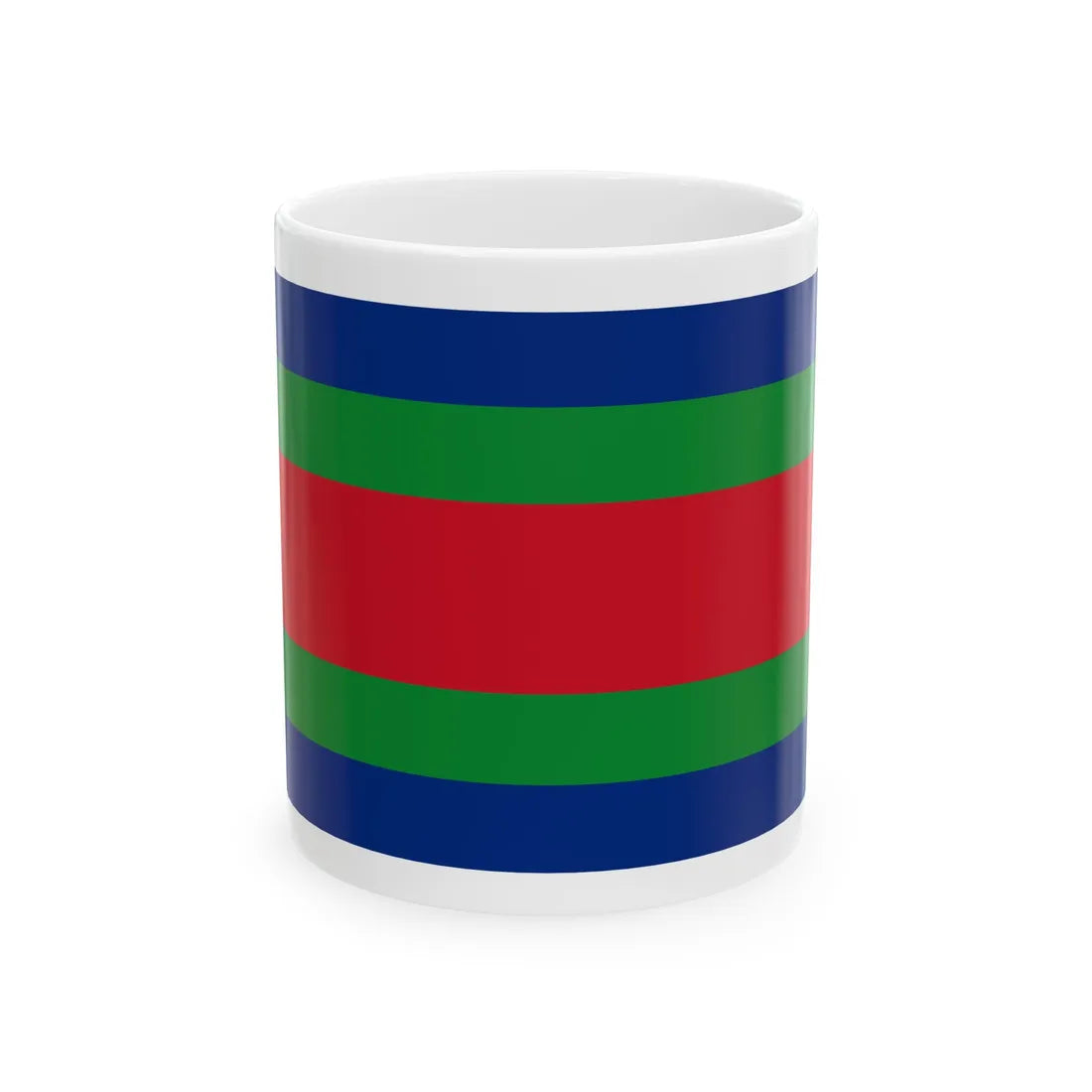 Bandera de Los Chiles (Costa Rica) White Coffee Mug 11oz - Go Mug Yourself