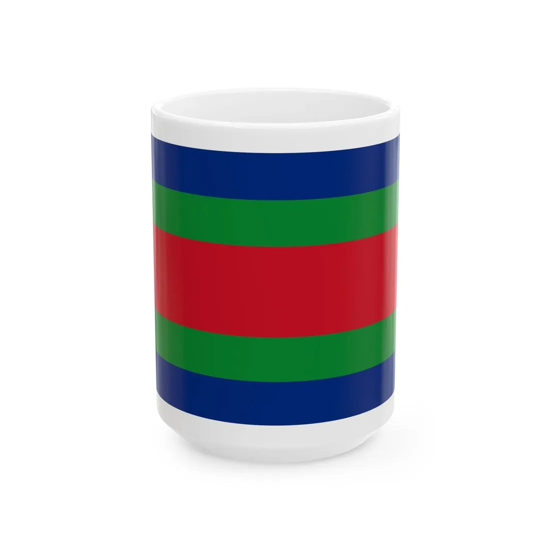 Bandera de Los Chiles (Costa Rica) White Coffee Mug 15oz - Go Mug Yourself