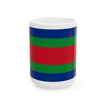 Bandera de Los Chiles (Costa Rica) White Coffee Mug 15oz - Go Mug Yourself