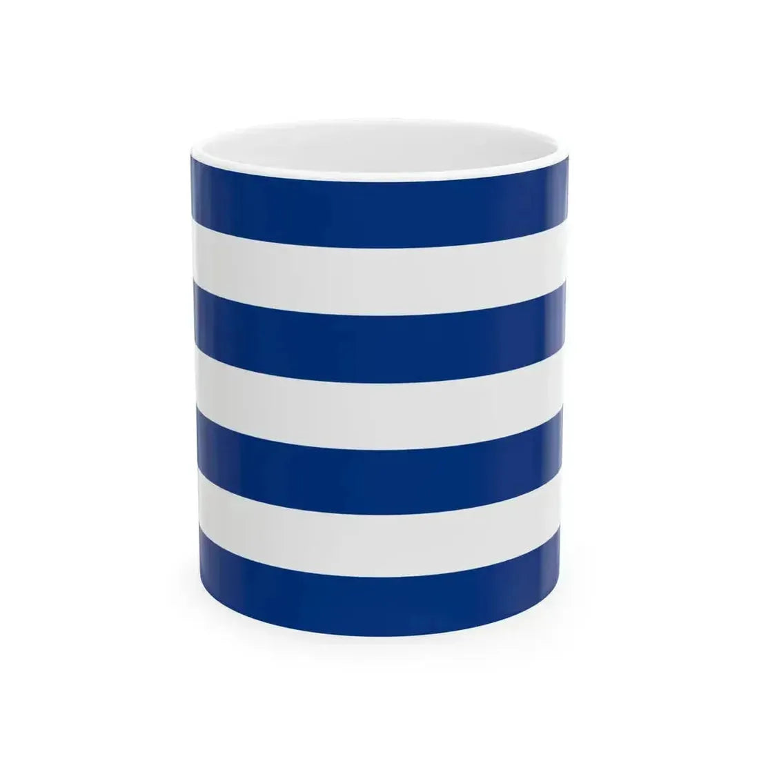 Bandera de los insurgentes Orientales (Argentina) White Coffee Mug 11oz - Go Mug Yourself