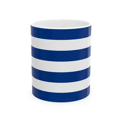 Bandera de los insurgentes Orientales (Argentina) White Coffee Mug 11oz - Go Mug Yourself