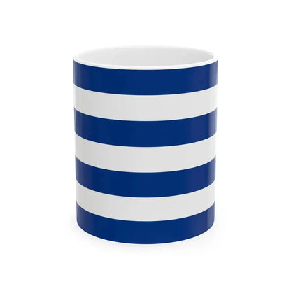 Bandera de los insurgentes Orientales (Argentina) White Coffee Mug 11oz - Go Mug Yourself