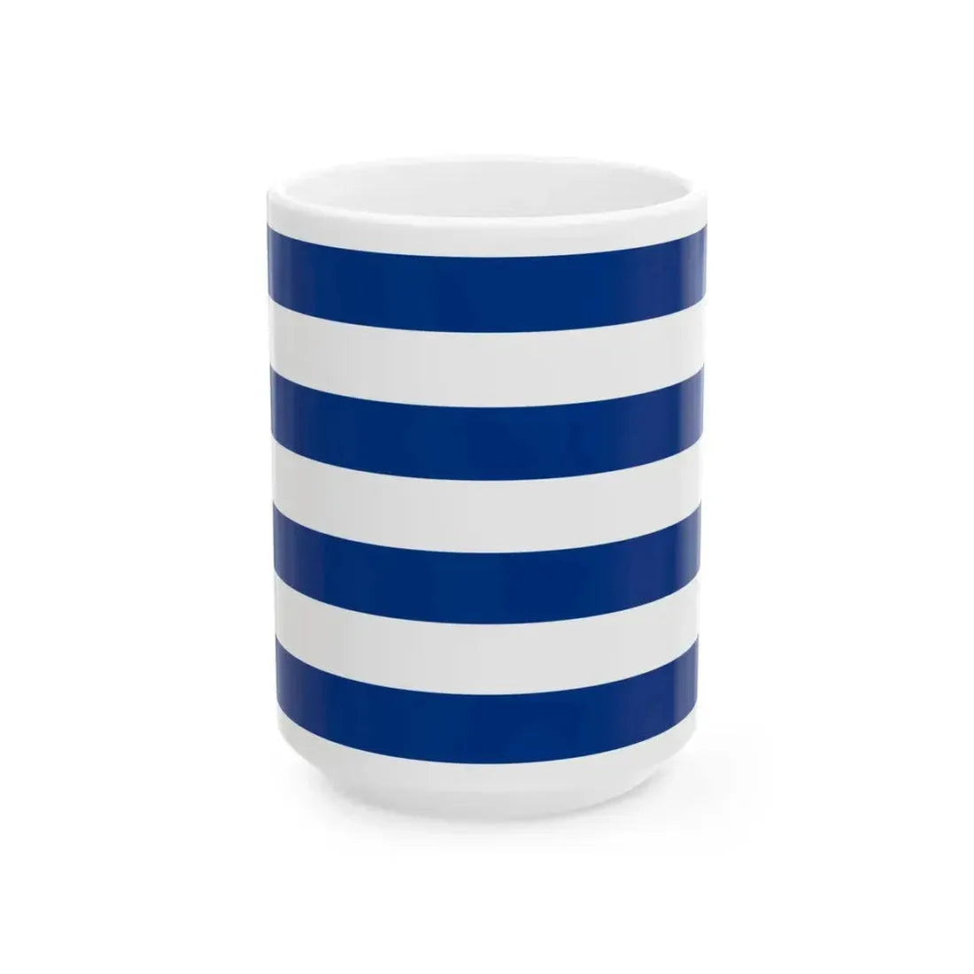 Bandera de los insurgentes Orientales (Argentina) White Coffee Mug 15oz - Go Mug Yourself