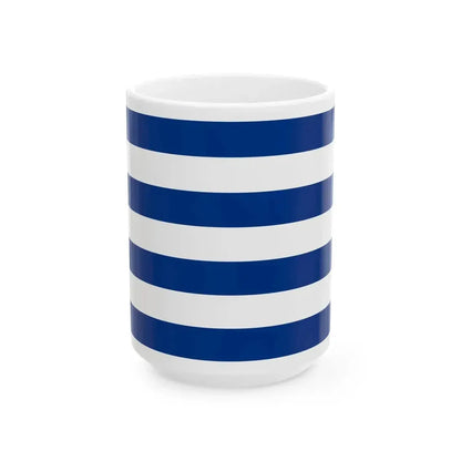 Bandera de los insurgentes Orientales (Argentina) White Coffee Mug 15oz - Go Mug Yourself