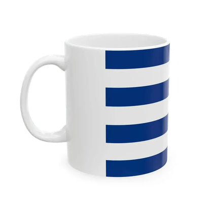 Bandera de los insurgentes Orientales (Argentina) White Coffee Mug - Go Mug Yourself