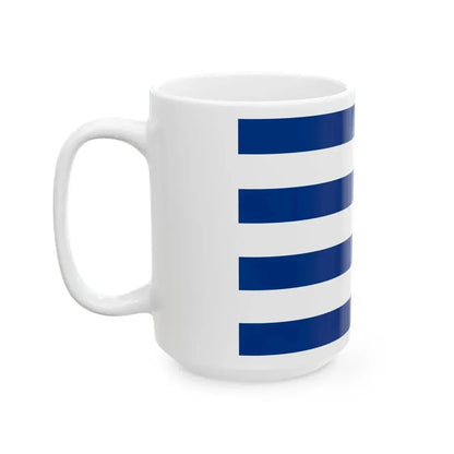 Bandera de los insurgentes Orientales (Argentina) White Coffee Mug - Go Mug Yourself