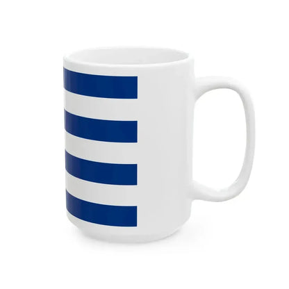 Bandera de los insurgentes Orientales (Argentina) White Coffee Mug - Go Mug Yourself