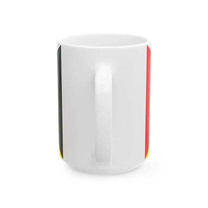 Bandera de los Pueblos Guatemala square (Guatemala) White Coffee Mug - Go Mug Yourself