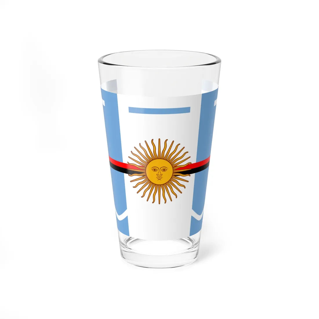 Bandera de los veteranos del ejército de Argentina (Argentina) Pint Glass 16oz 16oz - Go Mug Yourself