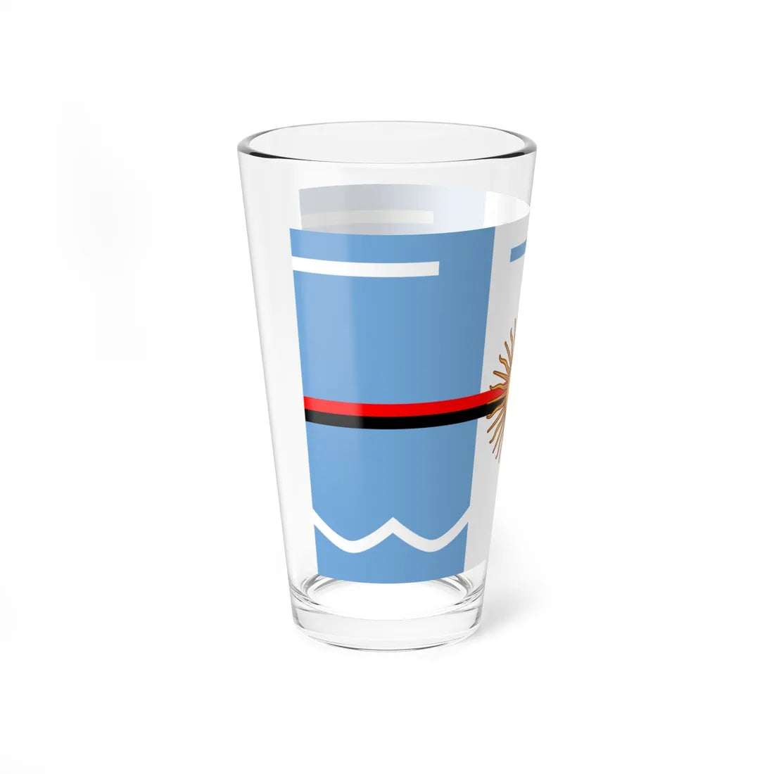 Bandera de los veteranos del ejército de Argentina (Argentina) Pint Glass 16oz - Go Mug Yourself