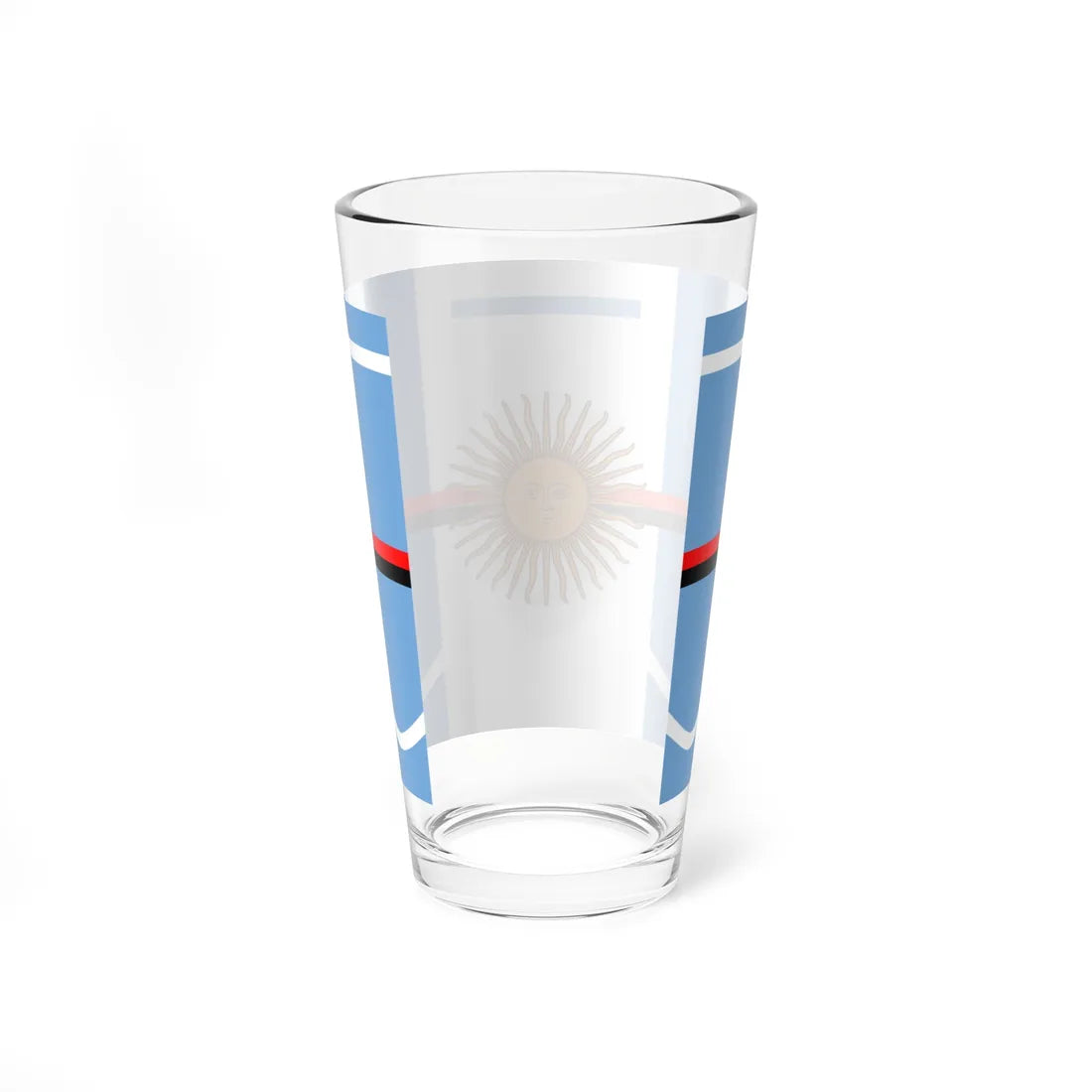 Bandera de los veteranos del ejército de Argentina (Argentina) Pint Glass 16oz - Go Mug Yourself