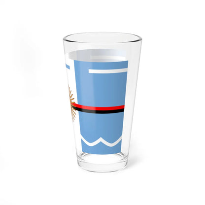 Bandera de los veteranos del ejército de Argentina (Argentina) Pint Glass 16oz - Go Mug Yourself