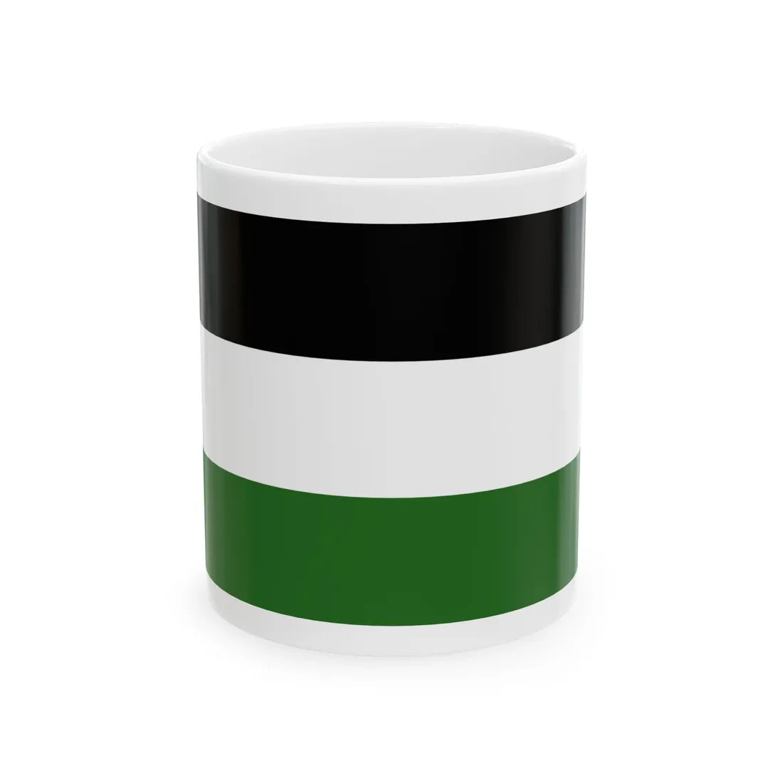 Bandera de Madhya Pradesh (India) White Coffee Mug 11oz - Go Mug Yourself