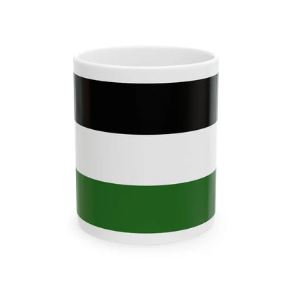 Bandera de Madhya Pradesh (India) White Coffee Mug 11oz - Go Mug Yourself