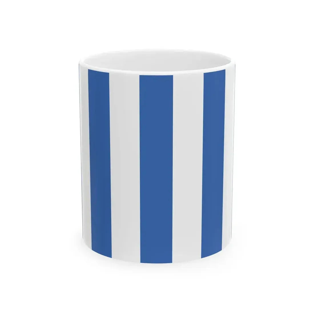 Bandera de Mar del Plata (Argentina) White Coffee Mug 11oz - Go Mug Yourself