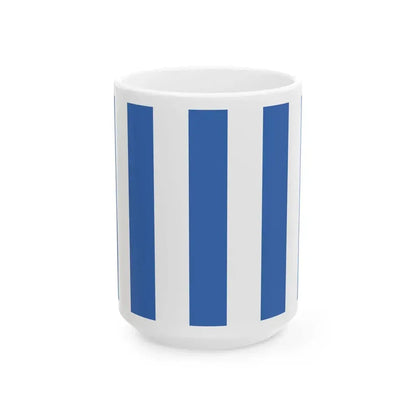 Bandera de Mar del Plata (Argentina) White Coffee Mug 15oz - Go Mug Yourself