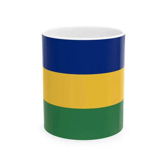 Bandera de Matina Costa Rica (Costa Rica) White Coffee Mug 11oz - Go Mug Yourself