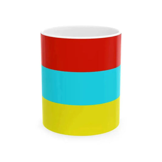Bandera de Meghalaya (India) White Coffee Mug 11oz - Go Mug Yourself