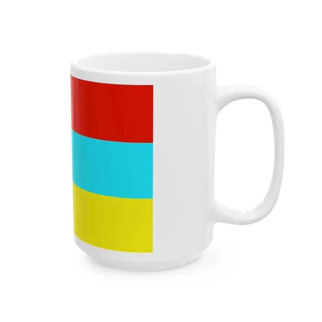 Bandera de Meghalaya (India) White Coffee Mug - Go Mug Yourself
