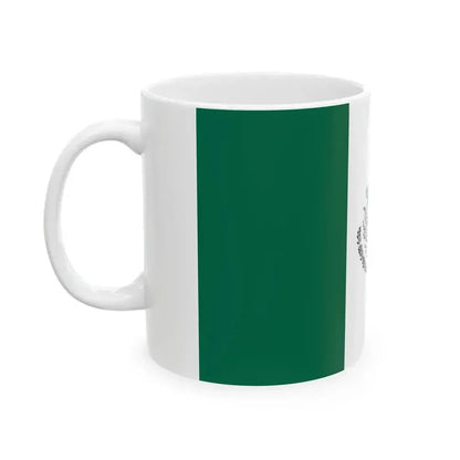 Bandera de Mexico uso civil (Mexico) White Coffee Mug - Go Mug Yourself