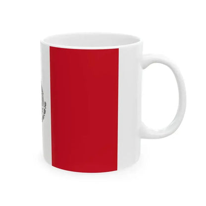Bandera de Mexico uso civil (Mexico) White Coffee Mug - Go Mug Yourself