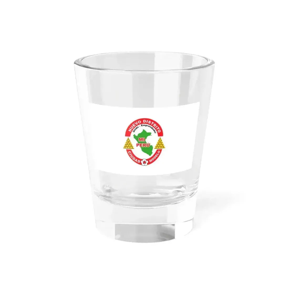 Bandera de Mi Peru Callao (Peru) Shot Glass 1.5oz 1.5oz - Go Mug Yourself