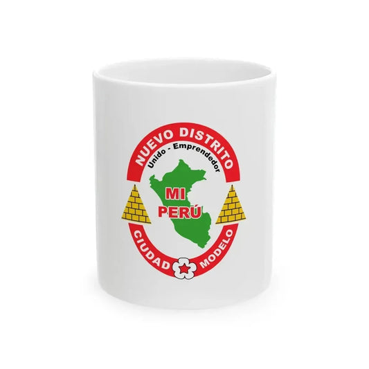 Bandera de Mi Peru Callao (Peru) White Coffee Mug 11oz - Go Mug Yourself