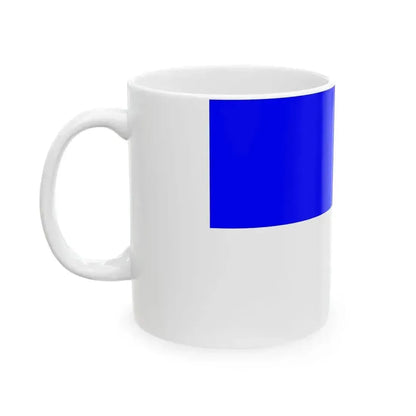 Bandera de Millonarios (Colombia) White Coffee Mug - Go Mug Yourself