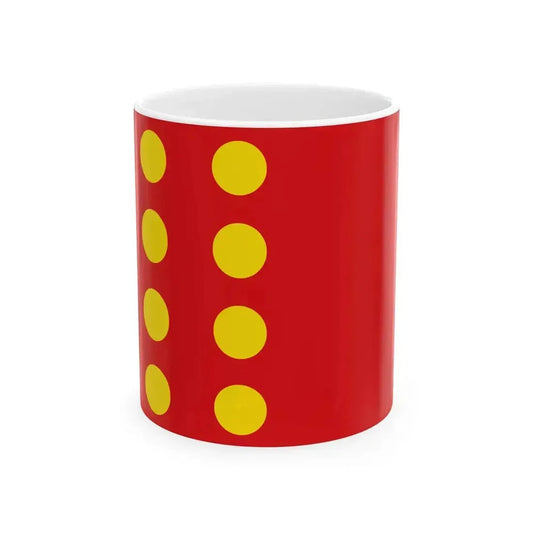 Bandera de Montcada i Reixac (Italy) White Coffee Mug 11oz - Go Mug Yourself