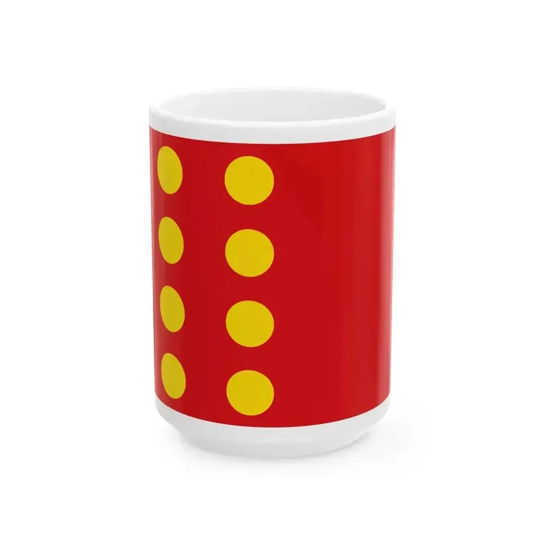 Bandera de Montcada i Reixac (Italy) White Coffee Mug 15oz - Go Mug Yourself