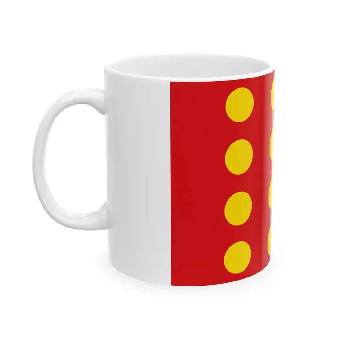 Bandera de Montcada i Reixac (Italy) White Coffee Mug - Go Mug Yourself