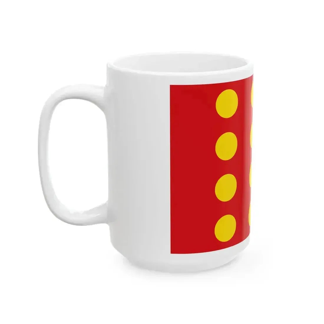 Bandera de Montcada i Reixac (Italy) White Coffee Mug - Go Mug Yourself