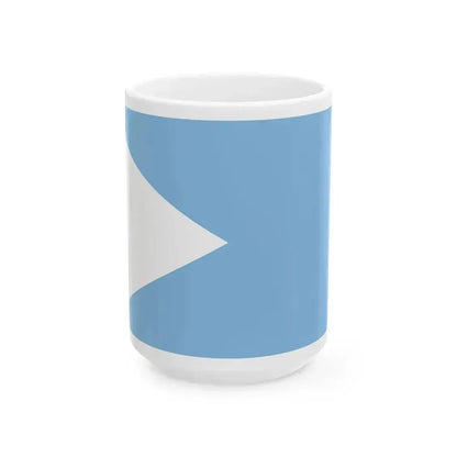Bandera de Montes de Oca (Costa Rica) White Coffee Mug 15oz - Go Mug Yourself