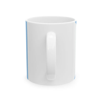 Bandera de Montes de Oca (Costa Rica) White Coffee Mug-Go Mug Yourself