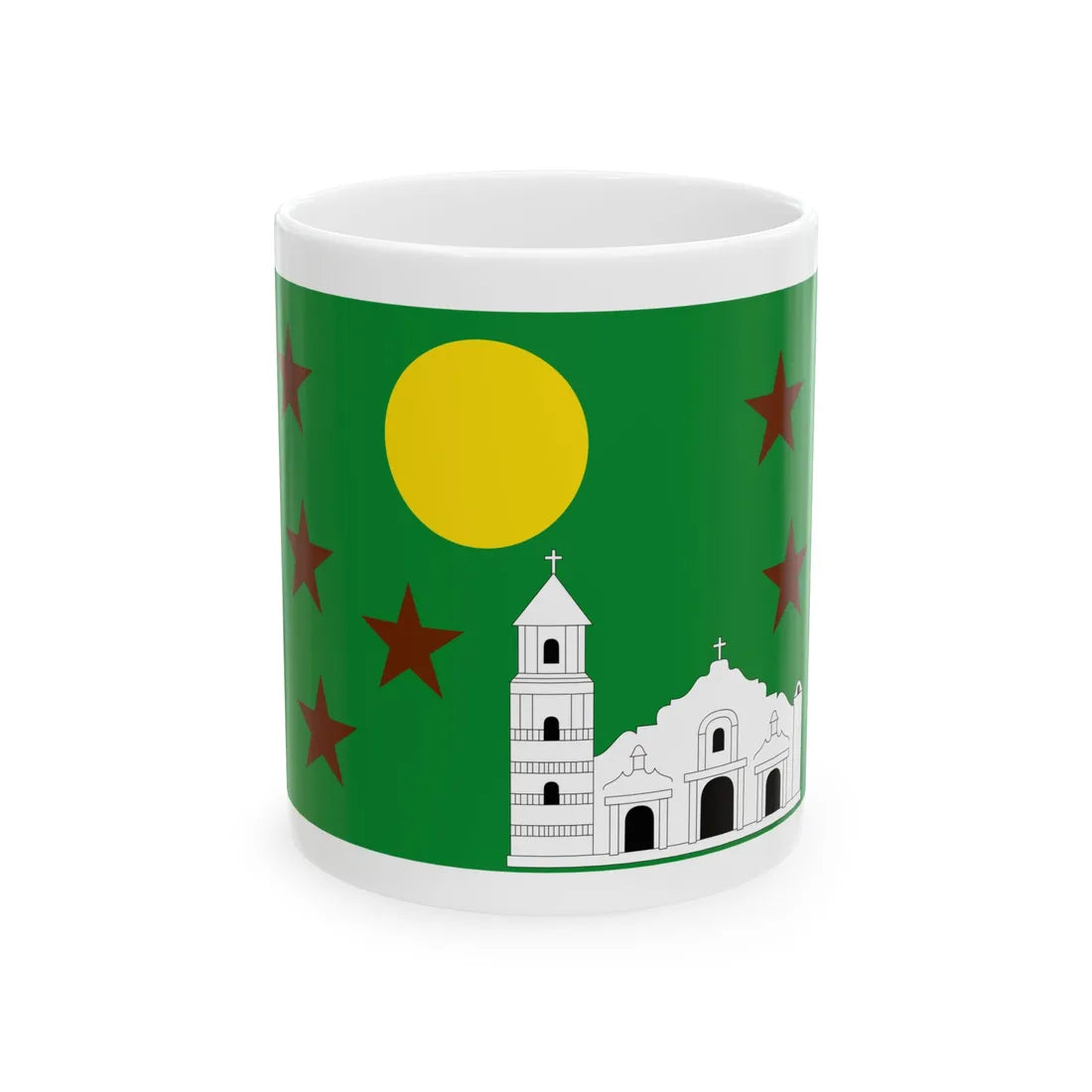 Bandera de Nata (Panama) White Coffee Mug 11oz - Go Mug Yourself