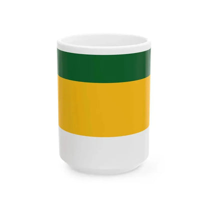 Bandera de Orotina Costa Rica (Costa Rica) White Coffee Mug 15oz - Go Mug Yourself