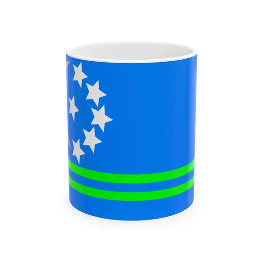 Bandera de Osa (Costa Rica) White Coffee Mug 11oz - Go Mug Yourself