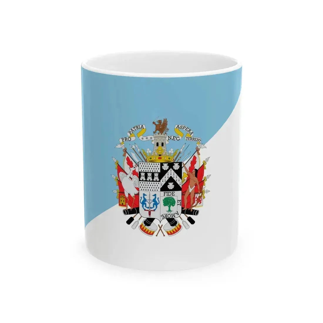 Bandera de Osorno (Chile) White Coffee Mug 11oz - Go Mug Yourself