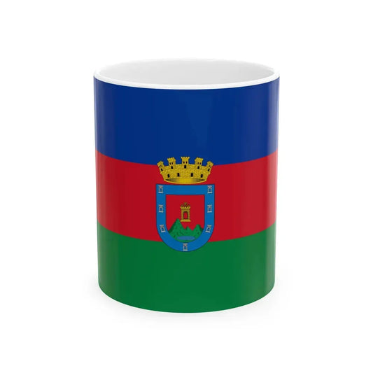 Bandera de Otavalo (Ecuador) White Coffee Mug 11oz - Go Mug Yourself