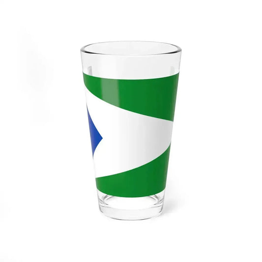 Bandera de Oxapampa (Peru) Pint Glass 16oz 16oz - Go Mug Yourself