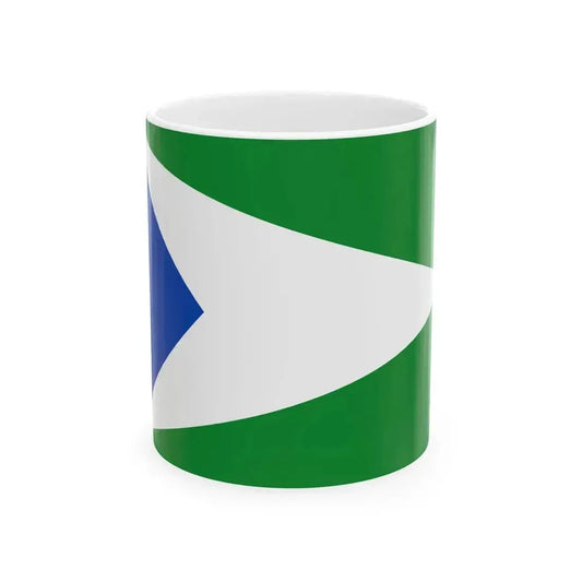 Bandera de Oxapampa (Peru) White Coffee Mug 11oz - Go Mug Yourself