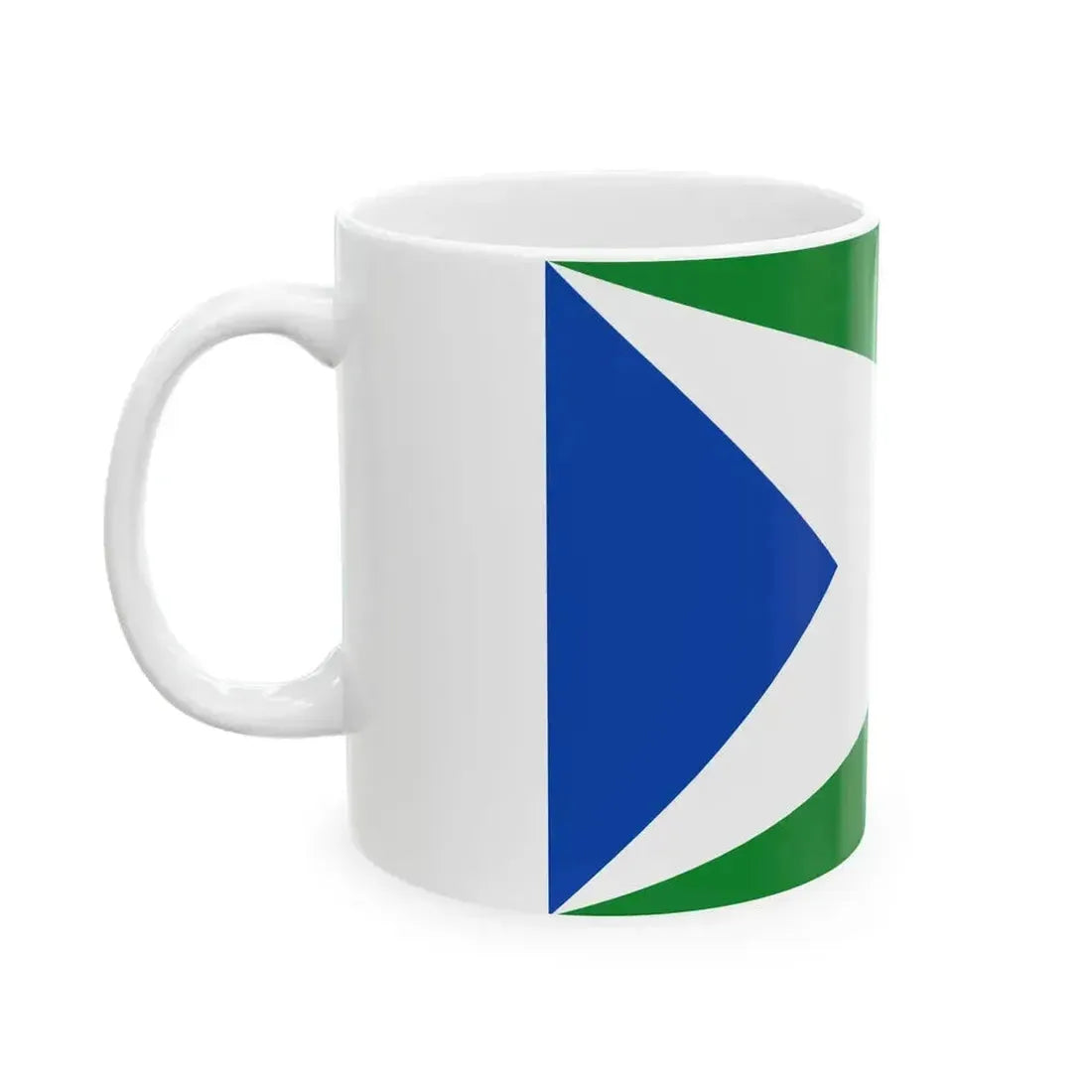 Bandera de Oxapampa (Peru) White Coffee Mug - Go Mug Yourself
