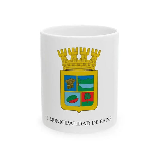 Bandera de Paine (Chile) White Coffee Mug 11oz - Go Mug Yourself