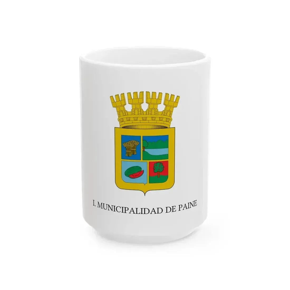 Bandera de Paine (Chile) White Coffee Mug 15oz - Go Mug Yourself