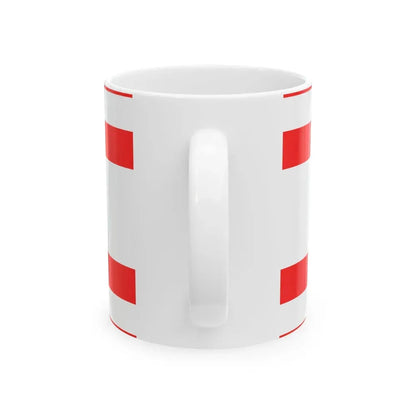 Bandera de Palmares (Costa Rica) White Coffee Mug - Go Mug Yourself