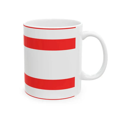 Bandera de Palmares (Costa Rica) White Coffee Mug - Go Mug Yourself
