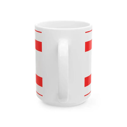 Bandera de Palmares (Costa Rica) White Coffee Mug - Go Mug Yourself