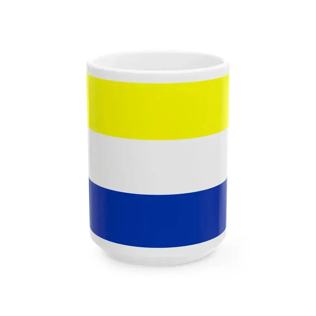 Bandera de Panguipulli (Chile) White Coffee Mug 15oz - Go Mug Yourself